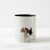 Tasse 2 Couleurs Chiot de beagle (Centre)