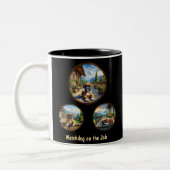 Tasse 2 Couleurs Chiot de boîte mignonne (Gauche)