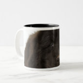 Tasse 2 Couleurs Chiot de Terre-Neuve, tir de studio (Devant gauche)