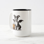 Tasse 2 Couleurs Chiot Halloween (Devant gauche)