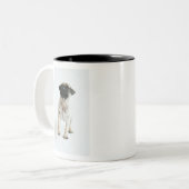 Tasse 2 Couleurs Chiot mignon de carlin (Devant gauche)