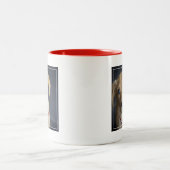 Tasse 2 Couleurs Chiot rouge de Fox Labrador (Centre)