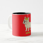 Tasse 2 Couleurs Chiots royaux (Devant gauche)