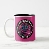 Tasse 2 Couleurs Chip de sobriété rose | Cadeau de récupération en  (Gauche)