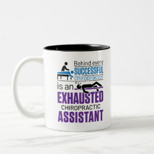 Tasse 2 Couleurs Chiropractor Adjoint Chiropractor Funny Dit
