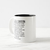 Tasse 2 Couleurs Chirurgien (Devant gauche)