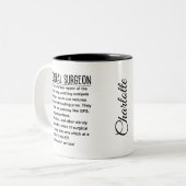 Tasse 2 Couleurs Chirurgien général (Devant gauche)