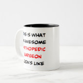 Tasse 2 Couleurs chirurgien orthopédique, génial (Devant gauche)