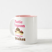 Tasse 2 Couleurs Chirurgien plasticien drôle (Devant gauche)