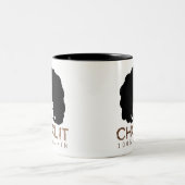 Tasse 2 Couleurs Choclit Black Woman Afro (Centre)