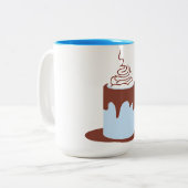 Tasse 2 Couleurs Chocolat chaud (Devant gauche)