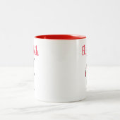 Tasse 2 Couleurs Chocolat chaud Noël aux enfants mignons (Centre)