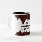 Tasse 2 Couleurs Chocolat couvert tous les jours (Devant gauche)