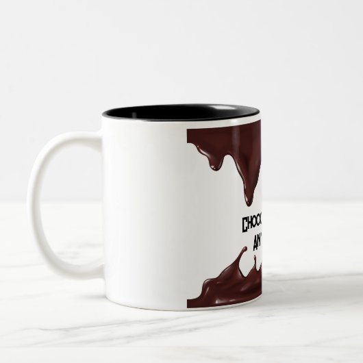 Tasse 2 Couleurs Chocolat couvert tous les jours (Gauche)