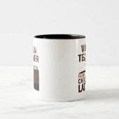 Tasse 2 Couleurs Chocolat (drôle) de professeur de violon (Centre)