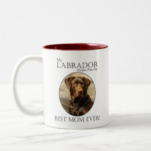 Tasse 2 Couleurs Chocolat Lab Maman