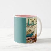 Tasse 2 Couleurs Chocolat pour Lilly (Devant droit)