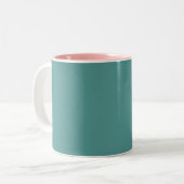 Tasse 2 Couleurs Chocolat pour Lilly (Devant gauche)