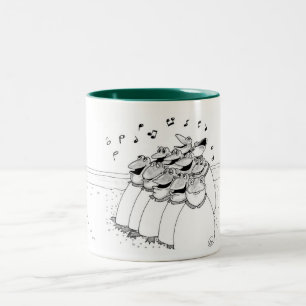Tasse 2 Couleurs Choeur des grenouilles