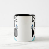 Tasse 2 Couleurs Choisissez d'être aimable - les astronautes drôles (Centre)