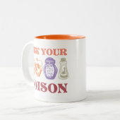 Tasse 2 Couleurs Choisissez votre boue de poison (Devant gauche)