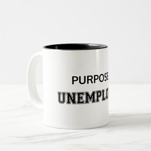 Tasse 2 Couleurs Chômeurs (Devant gauche)