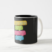Tasse 2 Couleurs Choose Joy Everyday ! (Devant droit)
