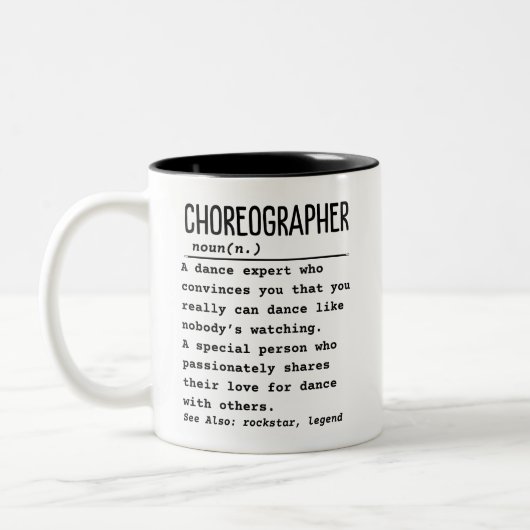 Tasse 2 Couleurs Chorégraphe (Gauche)