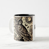 Tasse 2 Couleurs chouette (Devant gauche)
