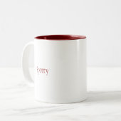 Tasse 2 Couleurs Chouette (Devant gauche)