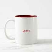Tasse 2 Couleurs Chouette (Gauche)