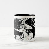 Tasse 2 Couleurs Chouette (Centre)