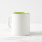 Tasse 2 Couleurs Chouette avec le melon d'eau (Devant gauche)