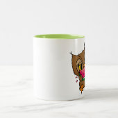 Tasse 2 Couleurs Chouette avec le melon d'eau (Centre)