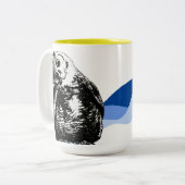 Tasse 2 Couleurs Chouette Sommet pour Lisa (Devant gauche)