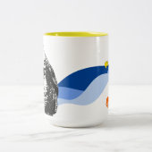 Tasse 2 Couleurs Chouette Sommet pour Lisa (Centre)