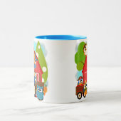 Tasse 2 Couleurs Chouettes (Centre)