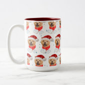 Tasse 2 Couleurs Chow Chow Chow Motif de Noël (Gauche)
