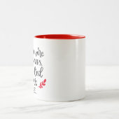 Tasse 2 Couleurs Christ est mort pour nous muet (Centre)