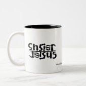 Tasse 2 Couleurs Christ Jésus (Gauche)