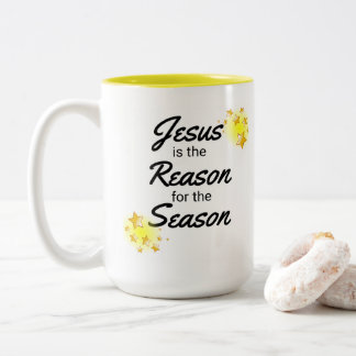 Tasse 2 Couleurs Christian Christmas Coffee Mug, Christian Holiday,