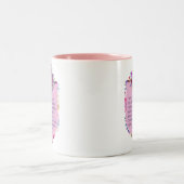 Tasse 2 Couleurs Christian La Bible Florale Rose Verse (Centre)