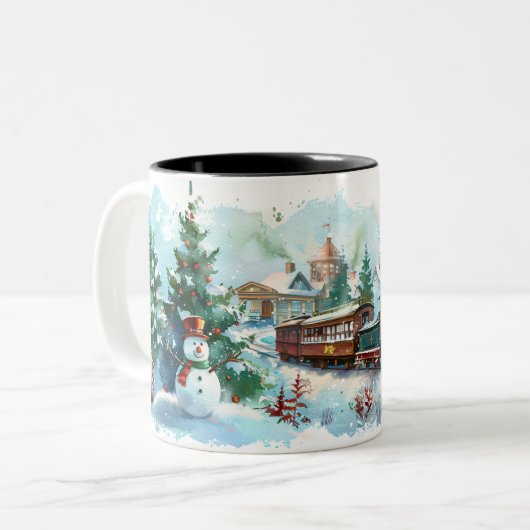 Tasse 2 Couleurs Christmas (Devant gauche)