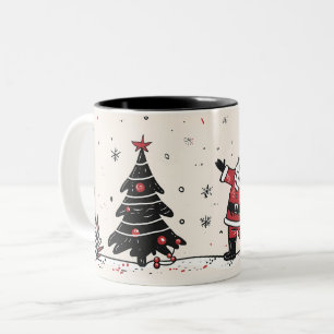 Tasse 2 Couleurs Christmas