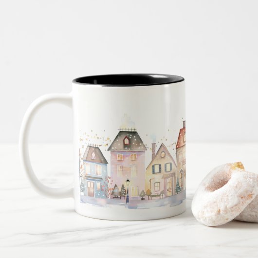 Tasse 2 Couleurs Christmas (Avec donut)