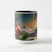 Tasse 2 Couleurs christmas ball (Centre)