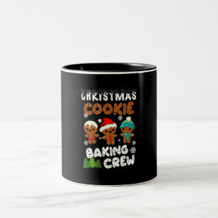 Tasse 2 Couleurs Christmas Cookie Baking Crew Christmas Funny Cadea