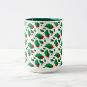 Tasse 2 Couleurs Christmas Holly (Centre)