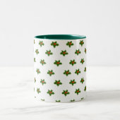Tasse 2 Couleurs Christmas Holly Motif (Centre)
