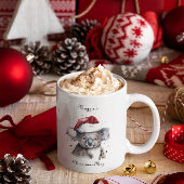 Tasse 2 Couleurs Christmas Koala, personnalisable